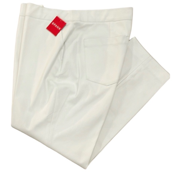 NWT $148 Spanx Classic White Slacks - Picture 6 of 14